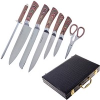 Набор кухонных ножей в чемодане 8 предметов Mayer&Boch MB-29766