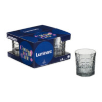 Набор низких стаканов 300мл 4шт Luminarc Dallas Гранит O0132