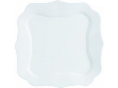 Обеденная тарелка 25.5см Luminarc Authentic White J1300 (D8728)