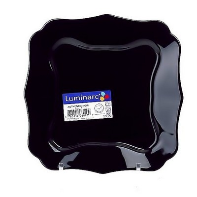 Обеденная тарелка 25.5см Luminarc Authentic Black J1335 (E4953)