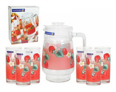 Питьевой набор Luminarc Frutissimo Strawberry H3144