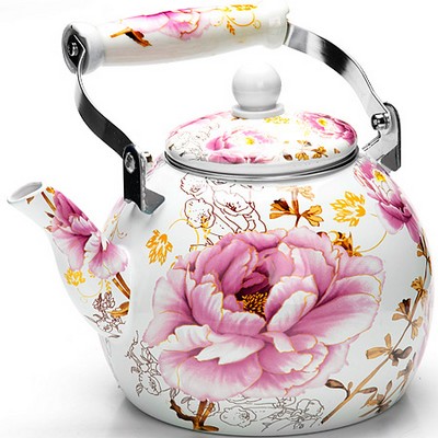 Чайник эмалированный 3л Mayer&Boch Цветы MB-26495