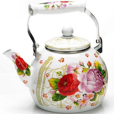 Чайник эмалированный 3л Mayer&Boch Цветы MB-26499