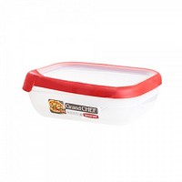 Емкость для морозилки и СВЧ 0.5л прямоугольная с красной крышкой Curver Grand Chef 00007-416-03