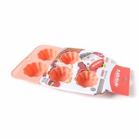 Форма для выпечки кексов 6шт Attribute Apricot ABS308