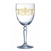 Набор фужеров для вина 190мл 6шт Cristal d'Arques Dampierre Gold H8620