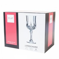 Набор фужеров для вина 250мл 6шт Eclat Cristal d'Arques Longchamp L7550
