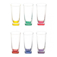 Набор высоких стаканов 330мл 6шт Luminarc Sterling Rainbow N0779