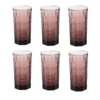 Набор высоких стаканов 380мл 4шт Luminarc Dallas Lilac O0056