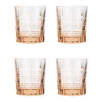 Набор стаканов 4шт 300мл низкие Luminarc Dallas Pink O0078