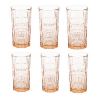Набор высоких стаканов 380мл 4шт Luminarc Dallas Pink O0079