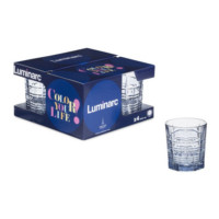 Набор низких стаканов 300мл 4шт Luminarc Dallas Голубой O0131