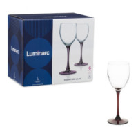 Набор бокалов для вина 250мл 6шт Luminarc Signature Эталон Лилак O0153