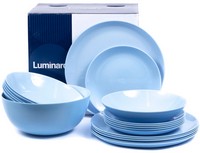 Столовый сервиз 19 предметов Luminarc Diwali Light Blue P2961