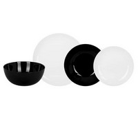 Столовый сервиз 19 предметов Luminarc Diwali Black&White P4360