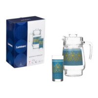 Питьевой набор 7 предметов Luminarc Bagatelle Turquoise Q8814
