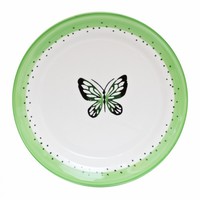 Десертная тарелка 19см Fioretta Summer Joy Green TDP073