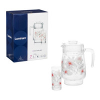 Питьевой набор 7 предметов Luminarc Ikatium Red V0063
