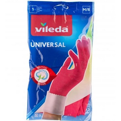 Перчатки Универсал с хлопком M Vileda 146078