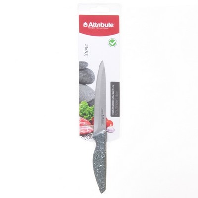 Кухонный нож универсальный 13см Attribute Stone AKS114