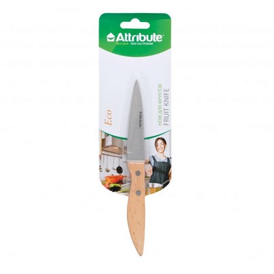 Кухонный нож для фруктов 9см Attribute Eco ATE109