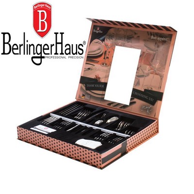 Набор столовых приборов 24 предметоа Berlinger Haus Black Royal Collection BH-2150