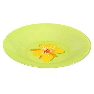 Суповая тарелка 21.5см Luminarc Pop Flowers Green C5930