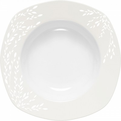Суповая тарелка 23см Domenik Willow White DM9731