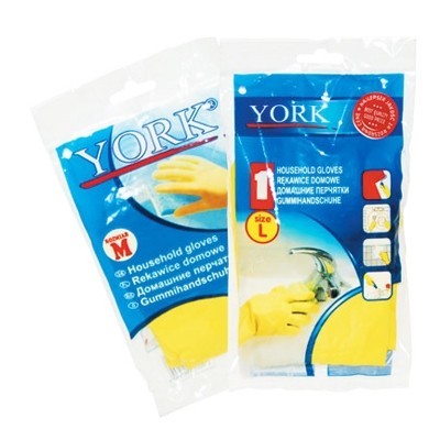 Перчатки резиновые L пара York G92010