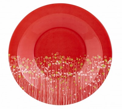 Суповая тарелка 21см Luminarc Flowerfields Red H2484