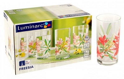 Набор стаканов 300мл 6шт Luminarc Monaco Freesia H5681