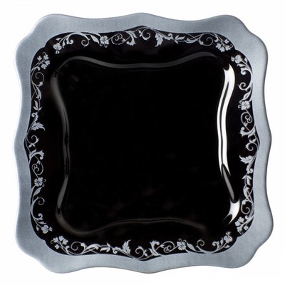 Десертная тарелка 20.5см Luminarc Authentic Silver Black H8400