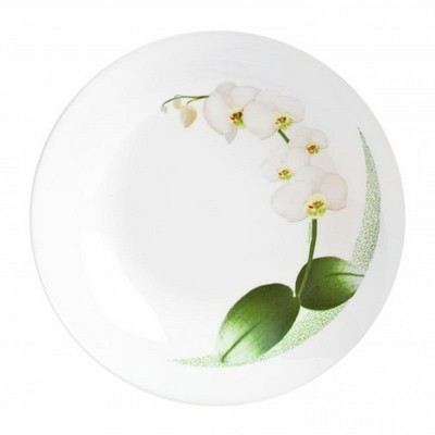 Суповая тарелка 20см Luminarc White Orchid J7493