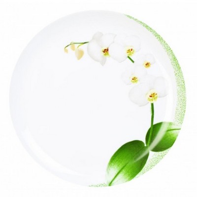 Десертная тарелка 19см Luminarc White Orchid J7494