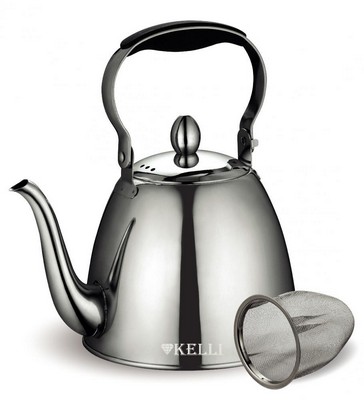 Чайник металлический на газ 1.1л Kelli KL-4517