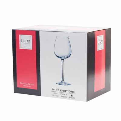 Набор фужеров для красного вина 470мл 6шт Eclat Cristal d'Arques Wine Emotions L7585