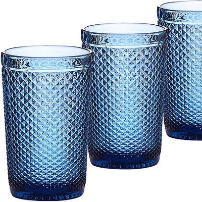 Набор голубых стаканов 370мл 6шт Loraine LR-30469