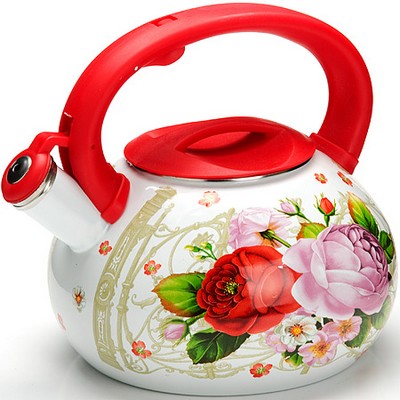 Чайник эмалированный 3л Mayer&Boch Цветы MB-26489
