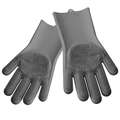 Mногофункциональные силиконовые перчатки серые Mayer&Boch MB-29043-1
