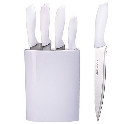 Набор кухонных ножей 4 предмета + подставка Mayer&Boch MB-29654