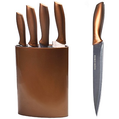 Набор кухонных ножей 4 предмета + подставка Mayer&Boch MB-29657