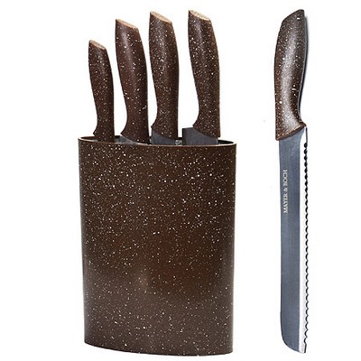 Набор кухонных ножей 4 предмета + подставка Mayer&Boch MB-29661