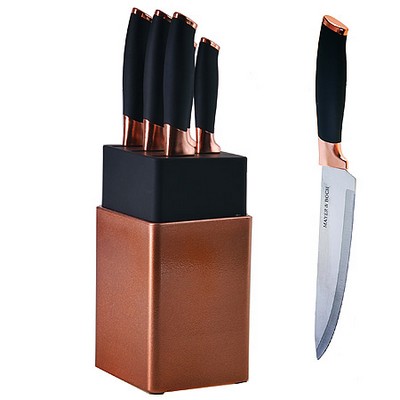 Набор кухонных ножей 4 предмета + подставка Mayer&Boch MB-29768