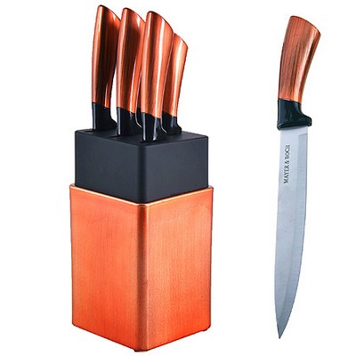 Набор кухонных ножей 4 предмета + подставка Mayer&Boch MB-29769
