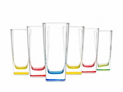 Набор высоких стаканов 330мл Luminarc Sterling Bright Colors N5472