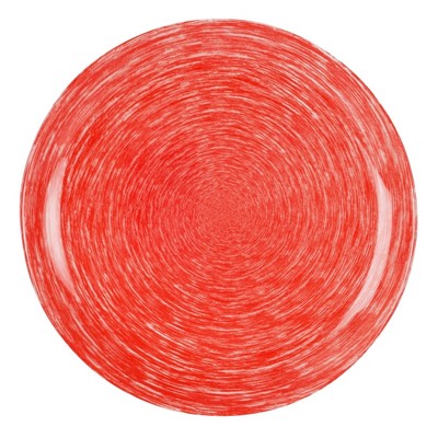 Обеденная тарелка 26см Luminarc Brush Mania Red P1400