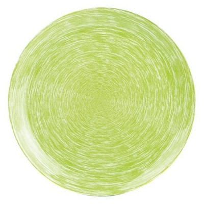 Обеденная тарелка 26см Luminarc Brush Mania Green P1402