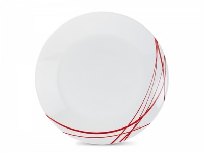 Обеденная тарелка 25см Arcopal Domitille Rouge P3347