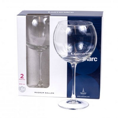 Набор бокалов для вина 650мл 2шт Luminarc Magnum Ballon P5515