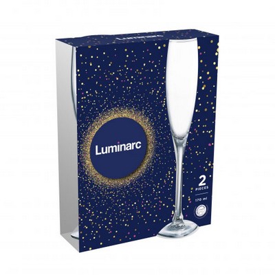 Набор фужуров для шампанского 170мл 2шт Luminarc Signature Эталон P8107